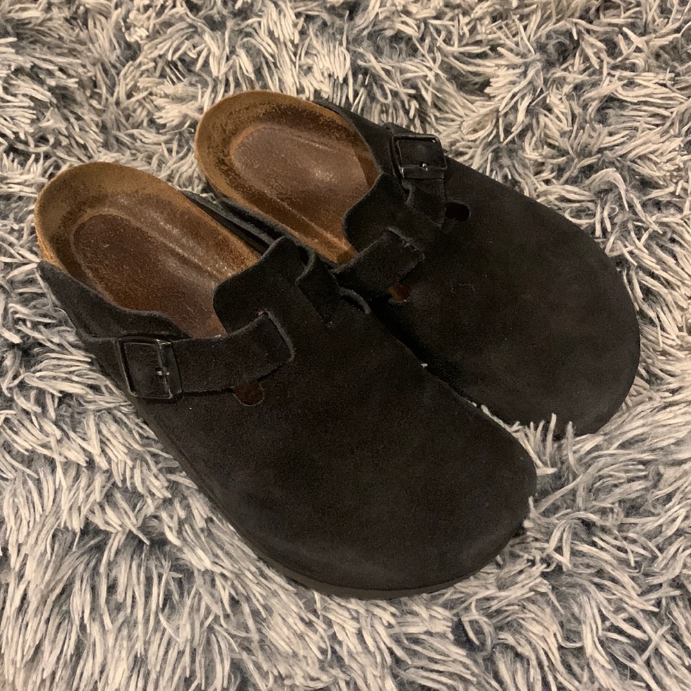 Suede Birkenstocks, size 39 EU
